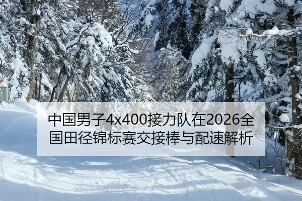 中国男子4x400接力队在2026全国田径锦标赛交接棒与配速解析